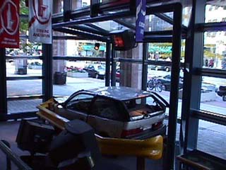 Motion Sensor Activated Video of images from accident scenes